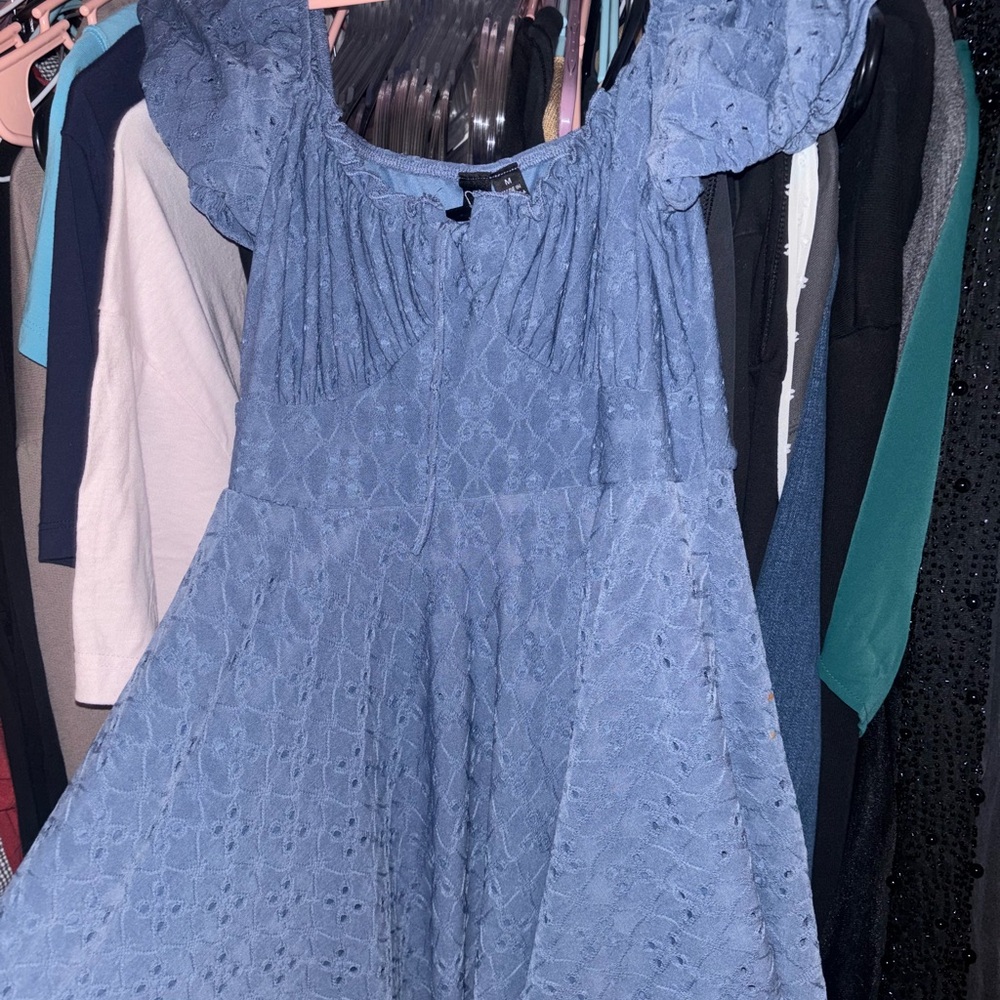 Windsor Blue skater dress
